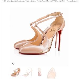 Christian Louboutin Crossettinetta Patent Pumps